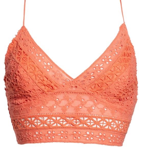 Carrie Embroidered Longline Bralette - Picture 3 of 5